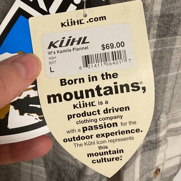 Kuhl Kamila Flannel Size L NWT - Picture 9 of 9